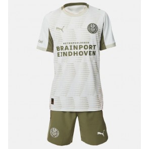 Billiga PSV Eindhoven Tredjeställ Barn 2025-26 Kortärmad (+ Korta byxor)